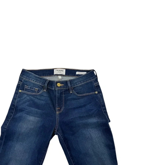 Frame Le Skinny de Jeanne 25 Columbia Road Slits LSJRS032 Stretch Skinny Jean - Picture 3 of 11